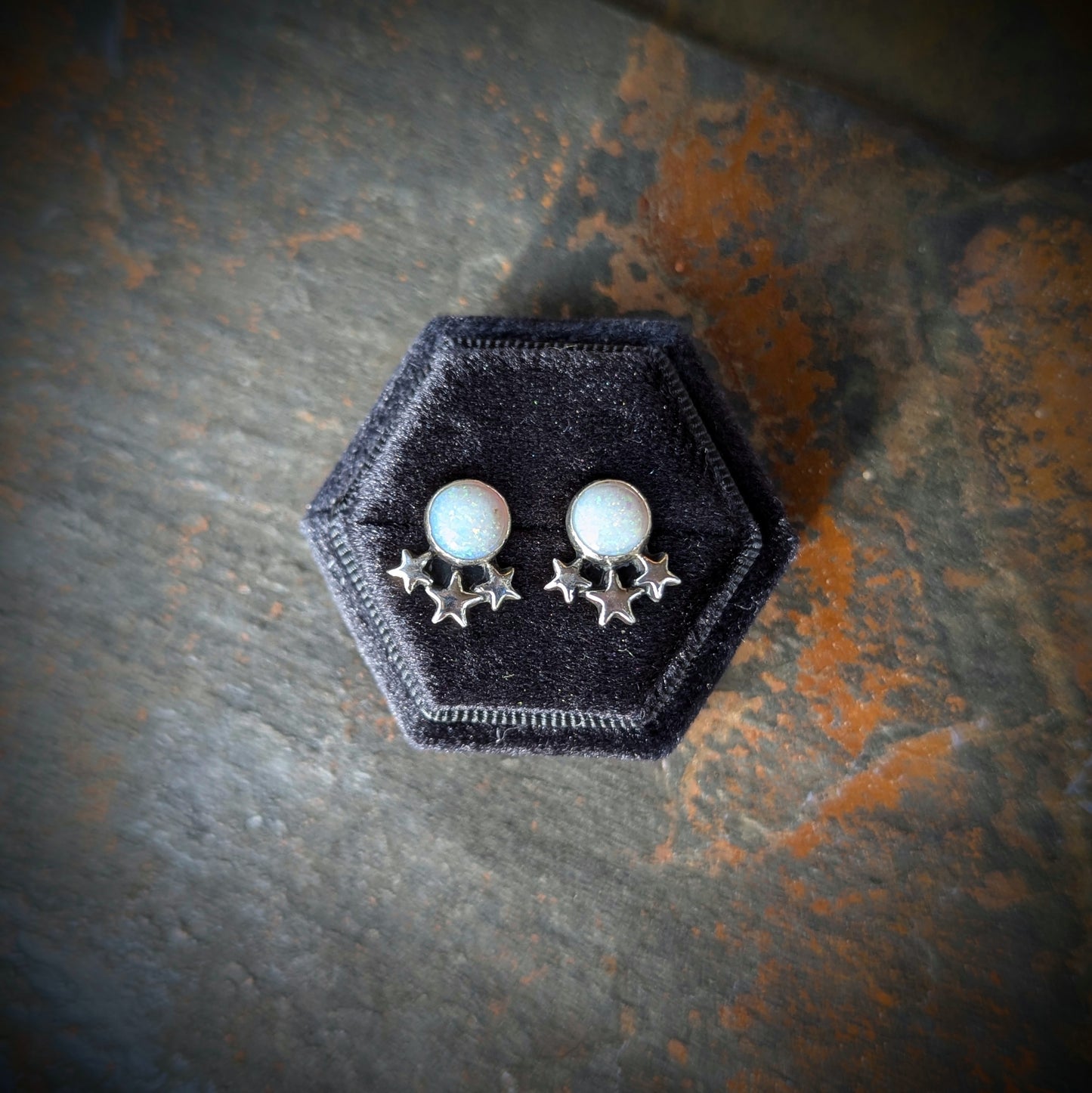 Opal Celestial Studs