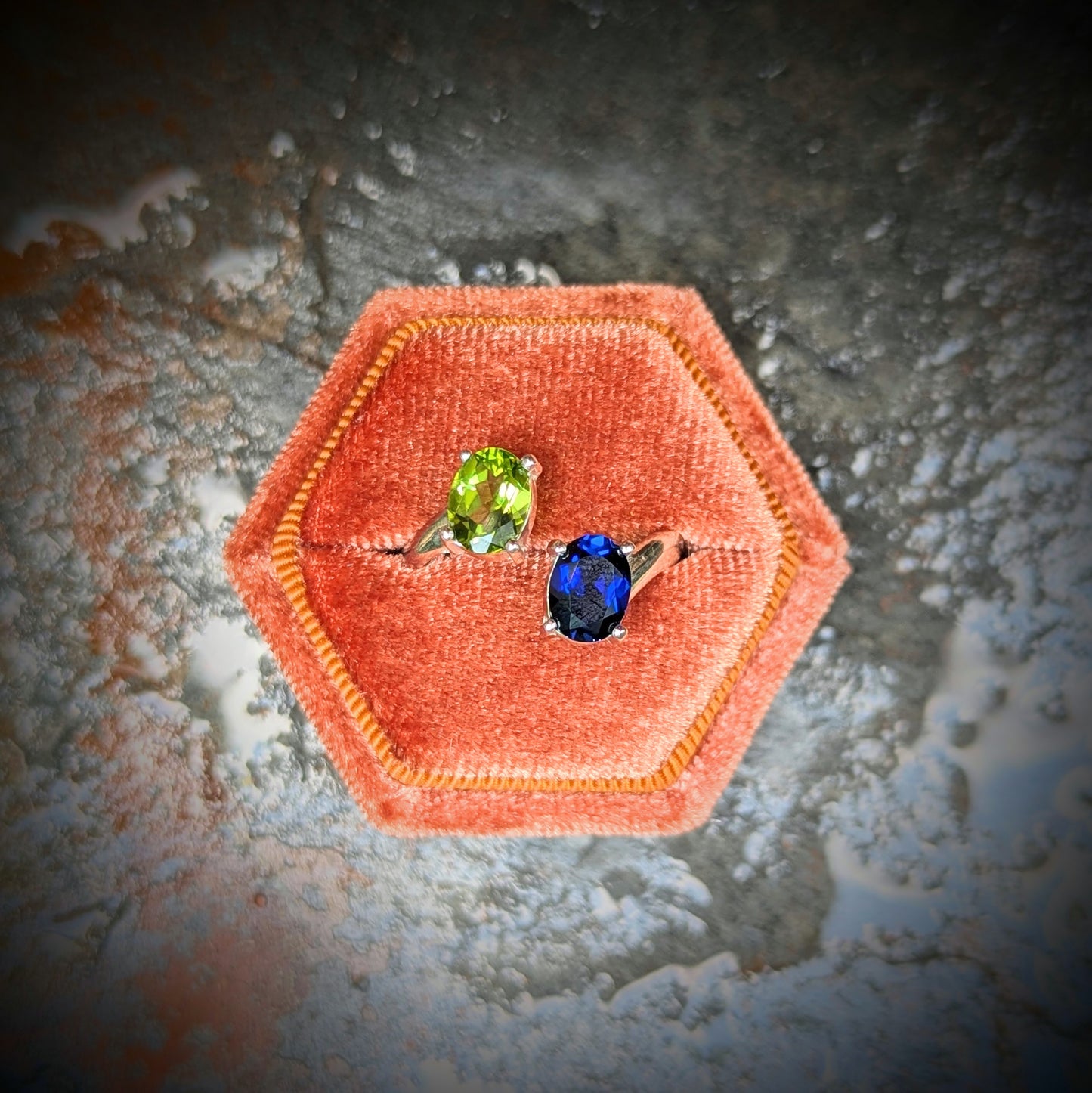 Open Adjustable Gem Ring